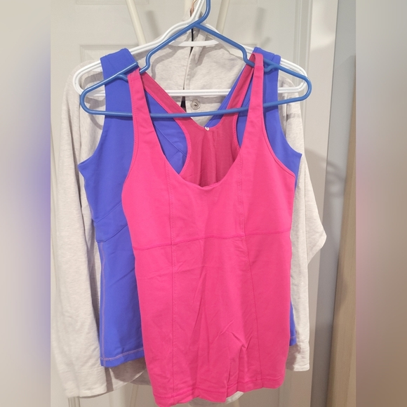 lululemon athletica Tops - Lululemon Athletica Tank & Cardigan Bundle Medium To Large